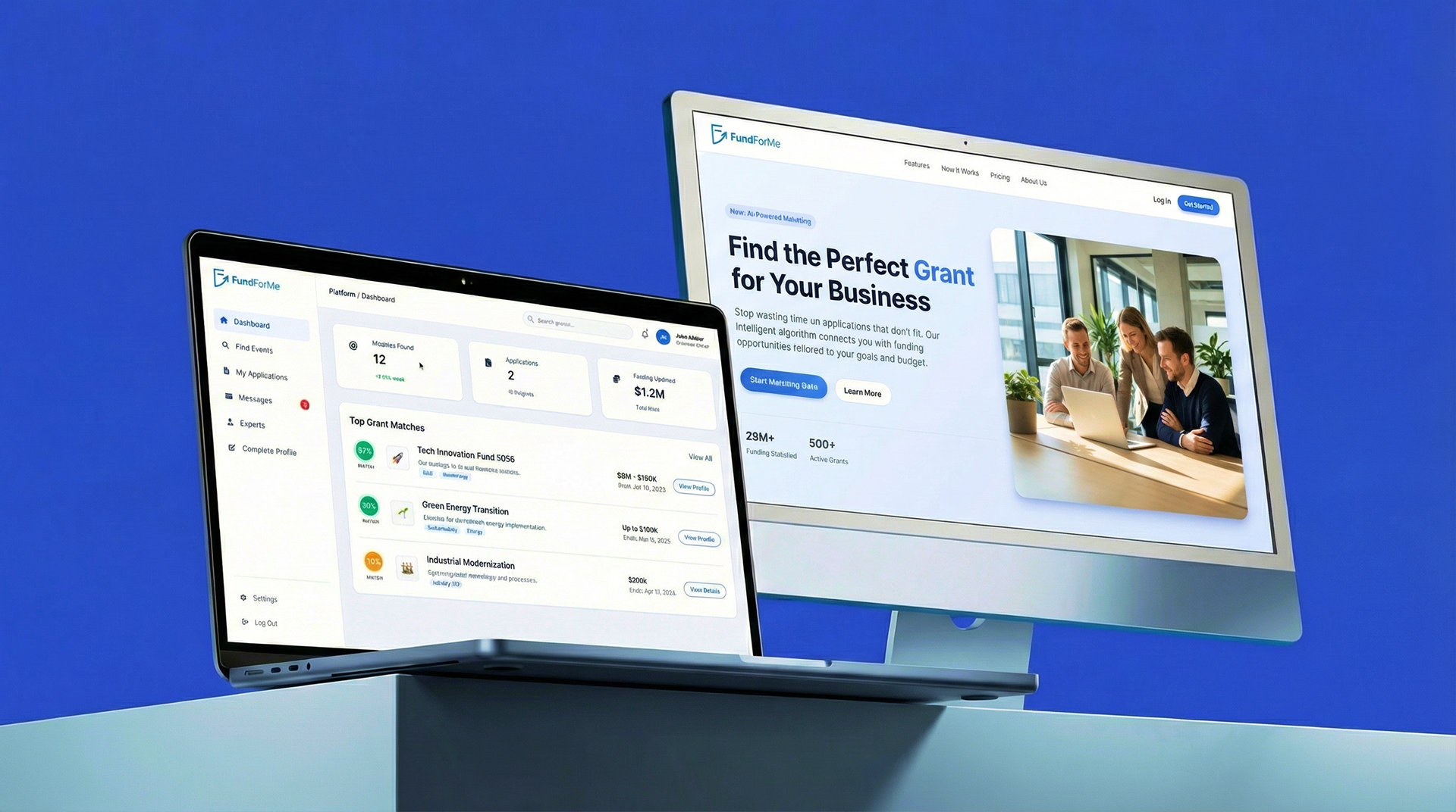 FundForMe app screen