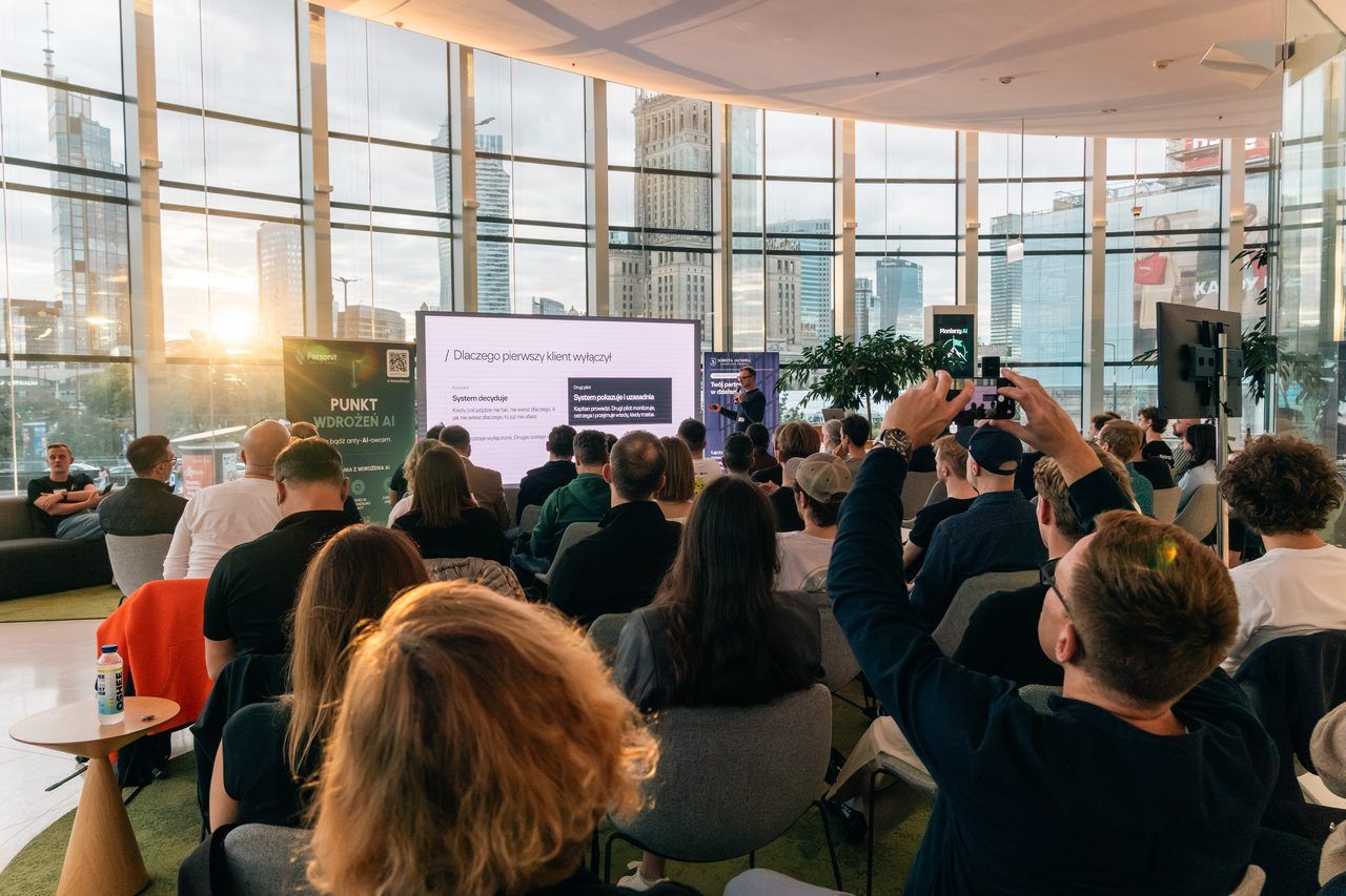 Pionierzy AI audience at the Rotunda in Warsaw