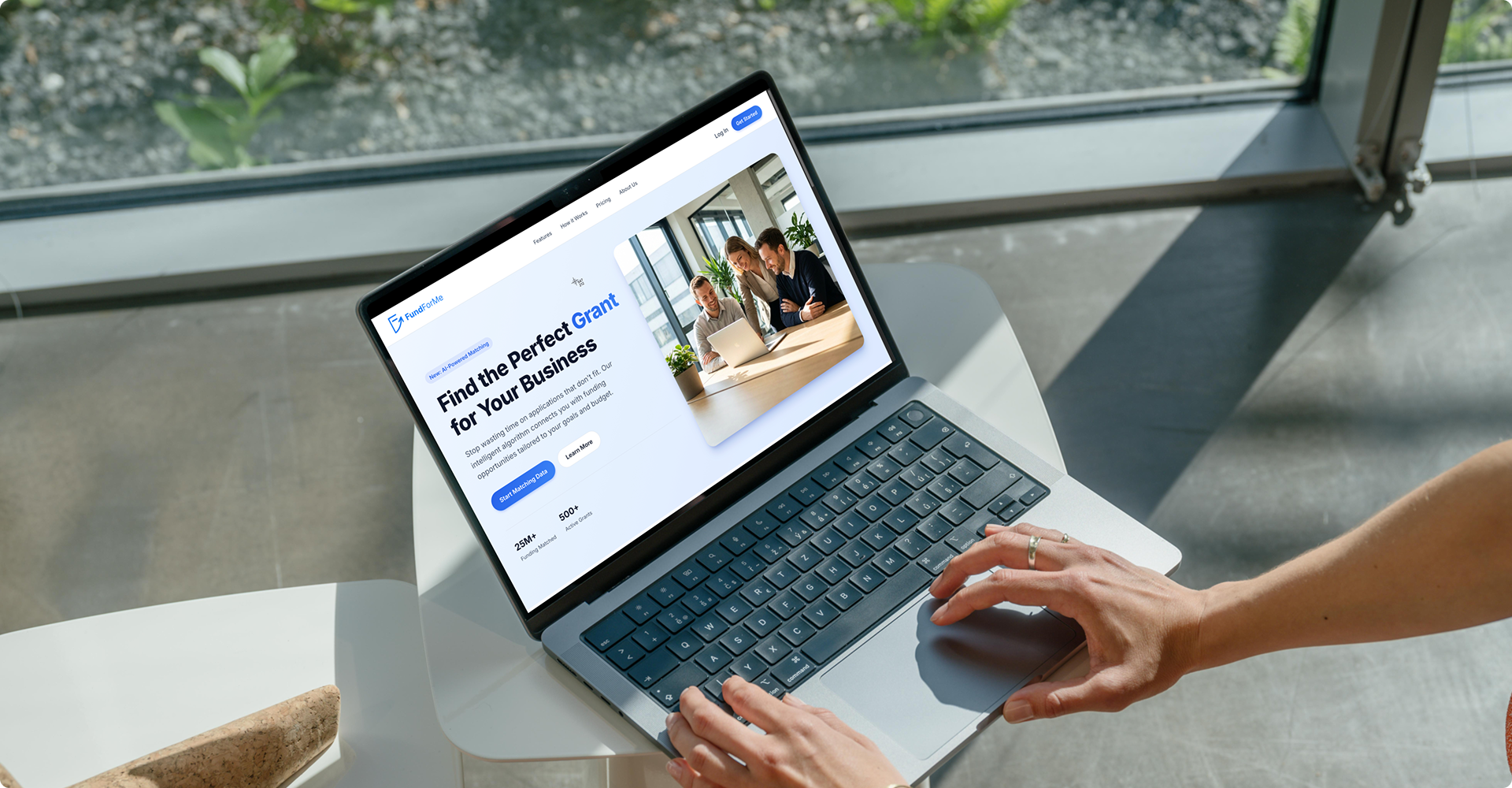 FundForMe Platform Showcase
