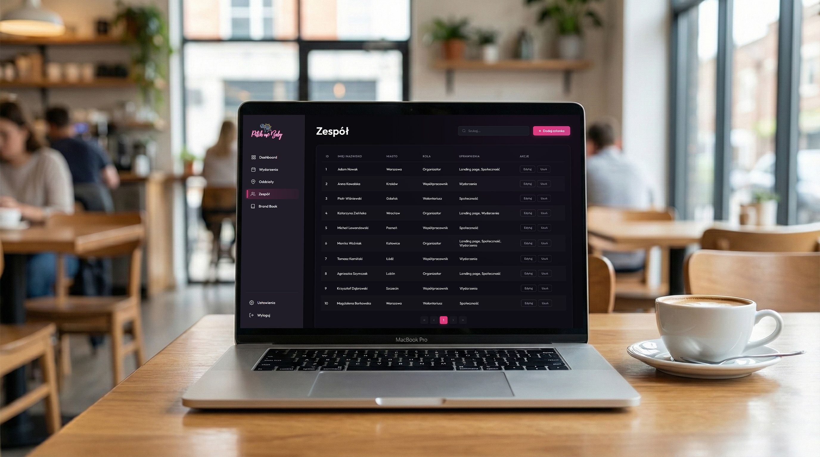 Pitch Me Baby Platform Features