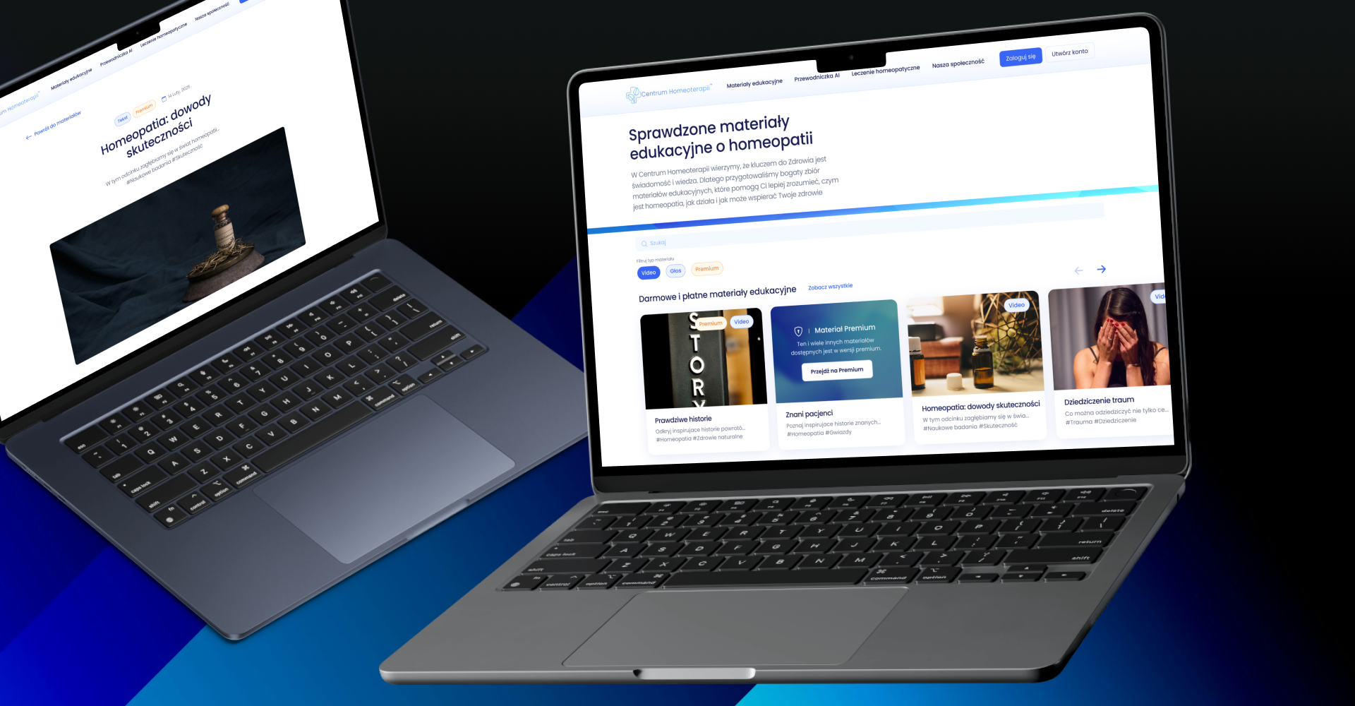Centrum Homeoterapii Platform Features